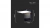 Oprawa elewacyjna LED 17W 2520lm 3000K regulowana Czarny kwadrat 2944